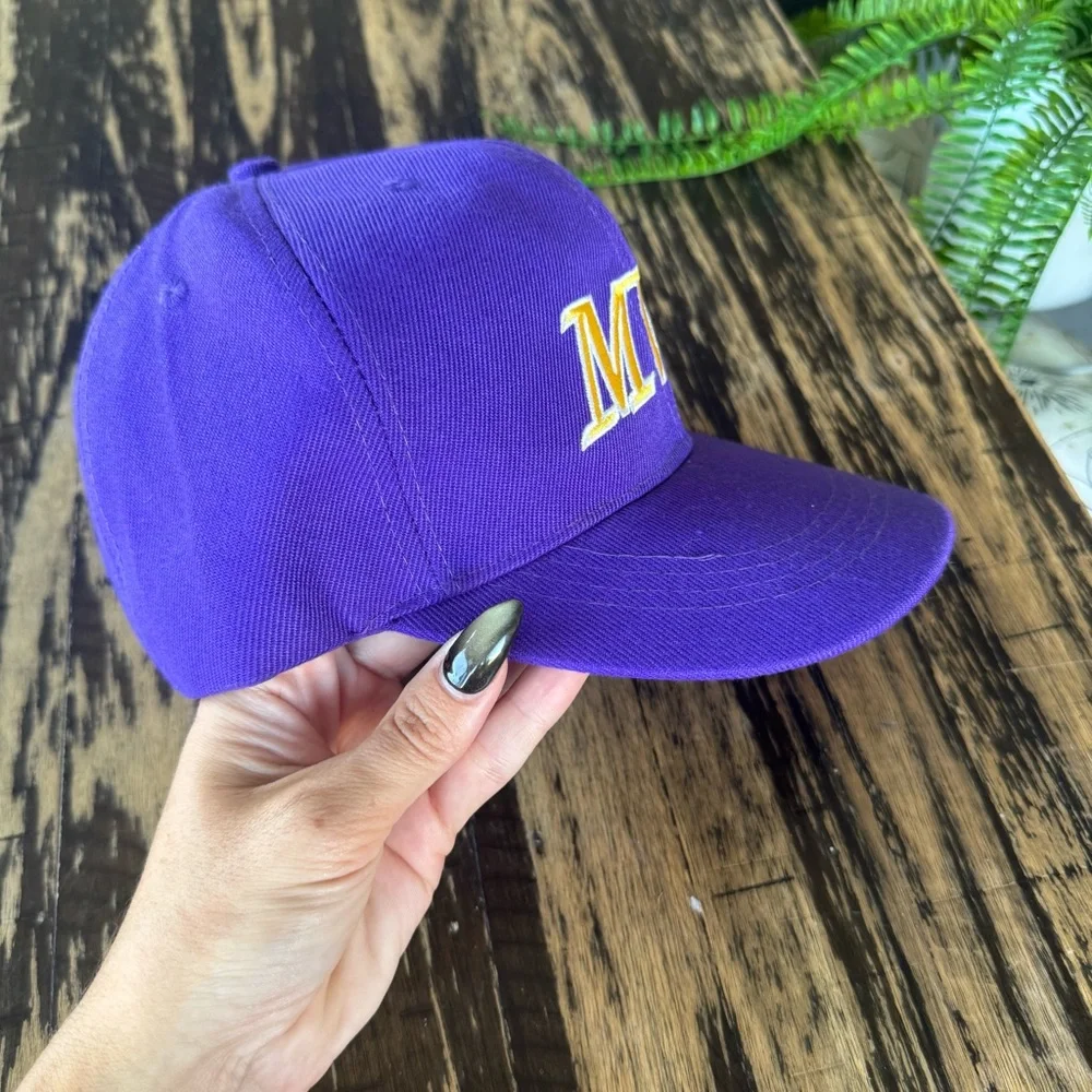 💫 Custom – Purple & Yellow “MVP” Hat 💜💛